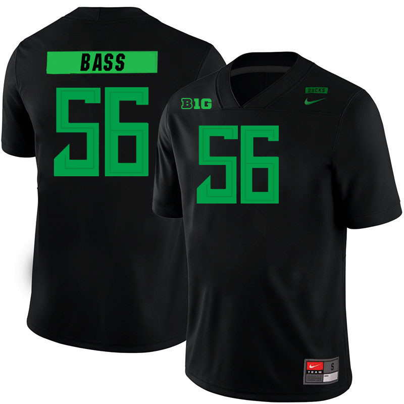 T.J. Bass Oregon Jersey,Oregon Ducks Football Uniforms Youth-Alternate Black - Click Image to Close